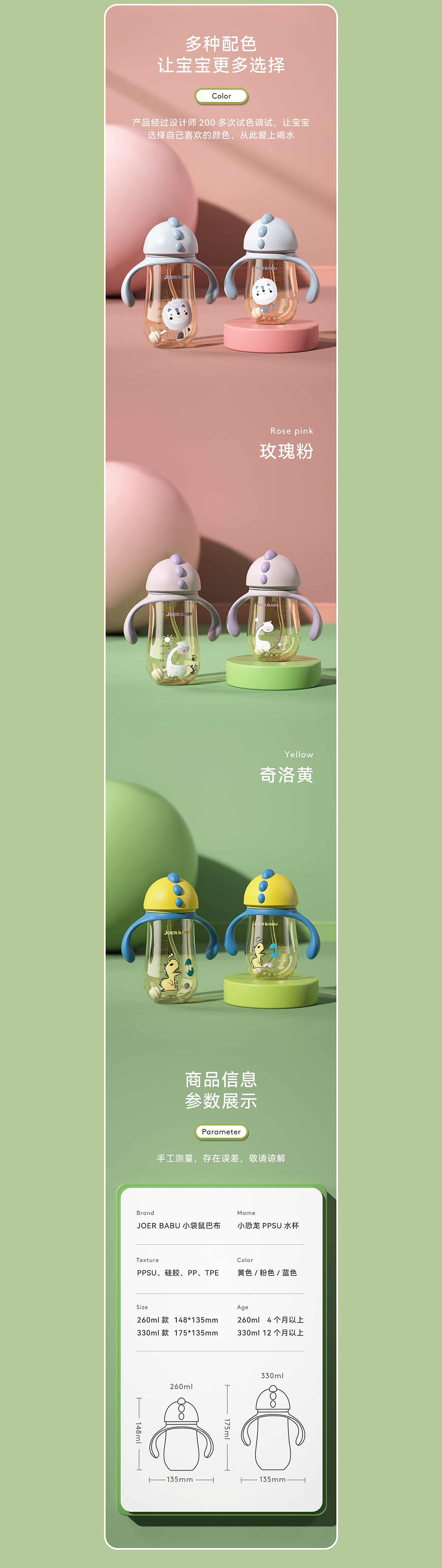 儿童水杯 / 牙刷详情（图ZMzAwNDk1OTcy） - 电商 - 站酷设计师Sunshine初夏原创素材 - 站酷ZCOOL