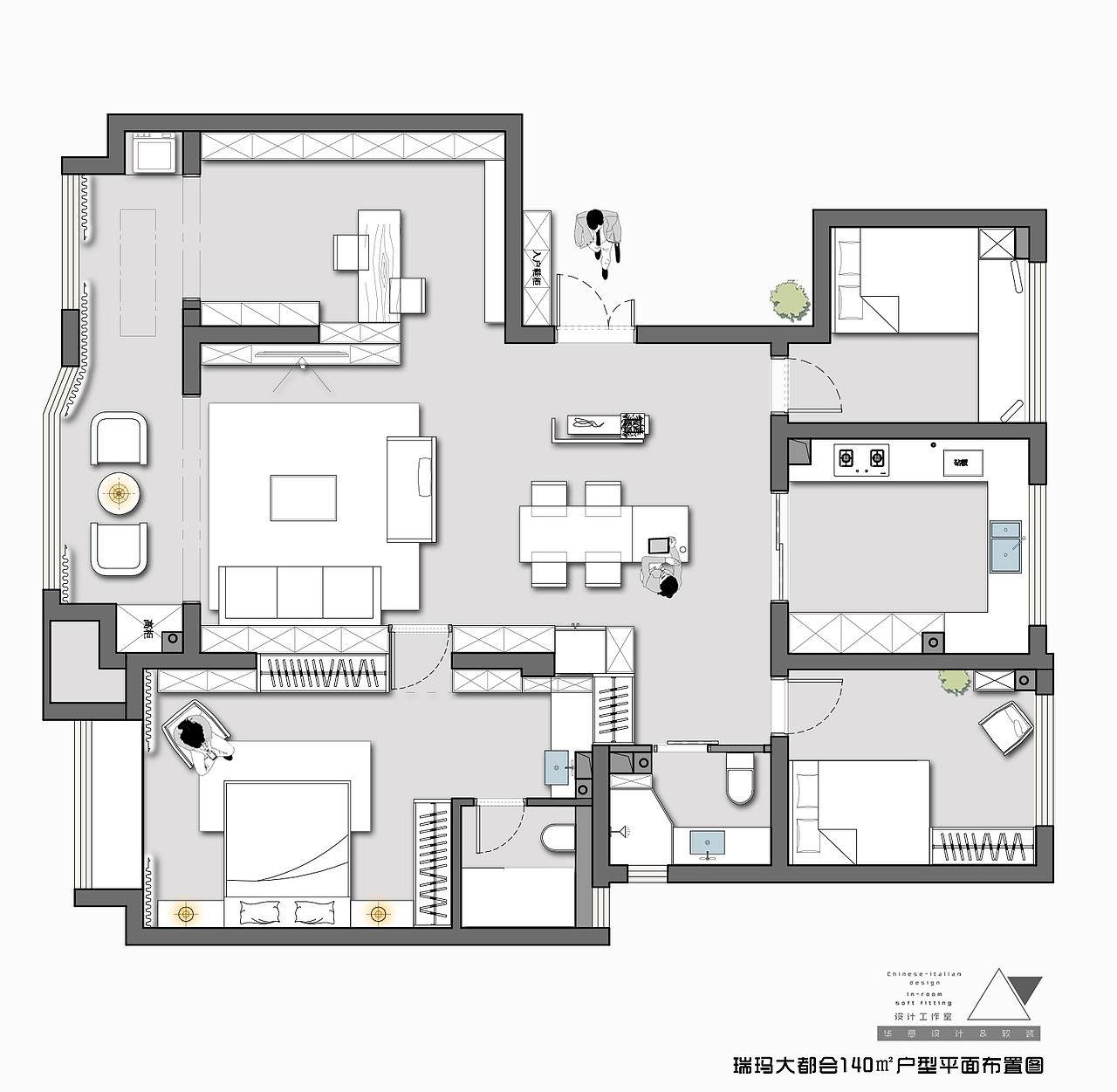 济宁瑞玛大都会·室内设计方案（图ZMzQzNDM0ODY0） - 家装设计 - 站酷设计师华意设计原创素材 - 站酷ZCOOL