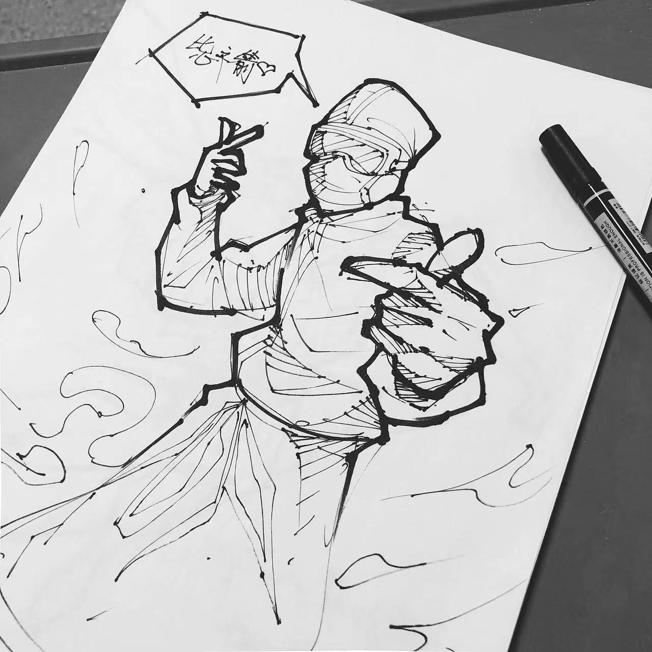 抗疫新冠肺炎白衣天使插画手绘集 感恩贵人感谢祖国（图ZMzI2NjQ1Mzcy） - 创作习作 - 站酷设计师AceBang原创素材 - 站酷ZCOOL