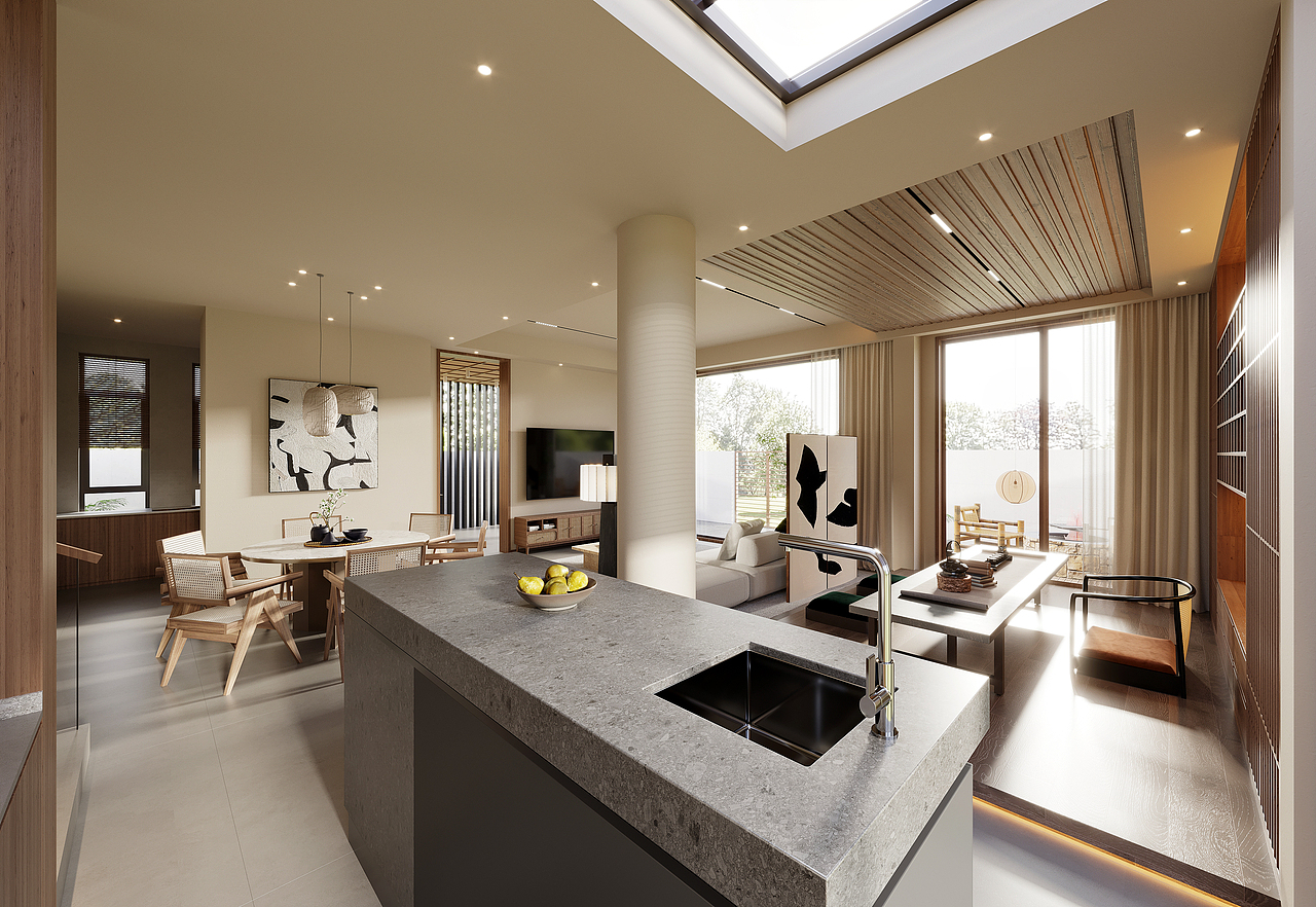 日式原木风/3DMAX/CR8.0