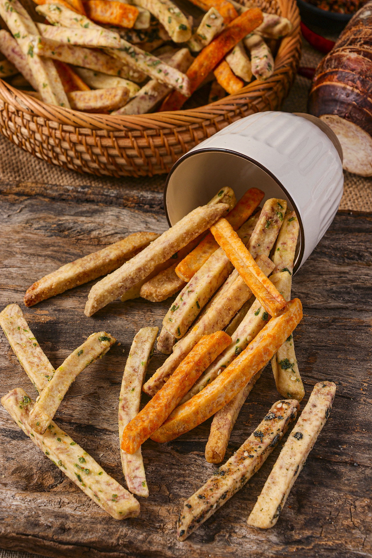 芋头条酥蟹黄咸蛋黄海苔味 香葱香芋条片咸蛋蟹黄芝士