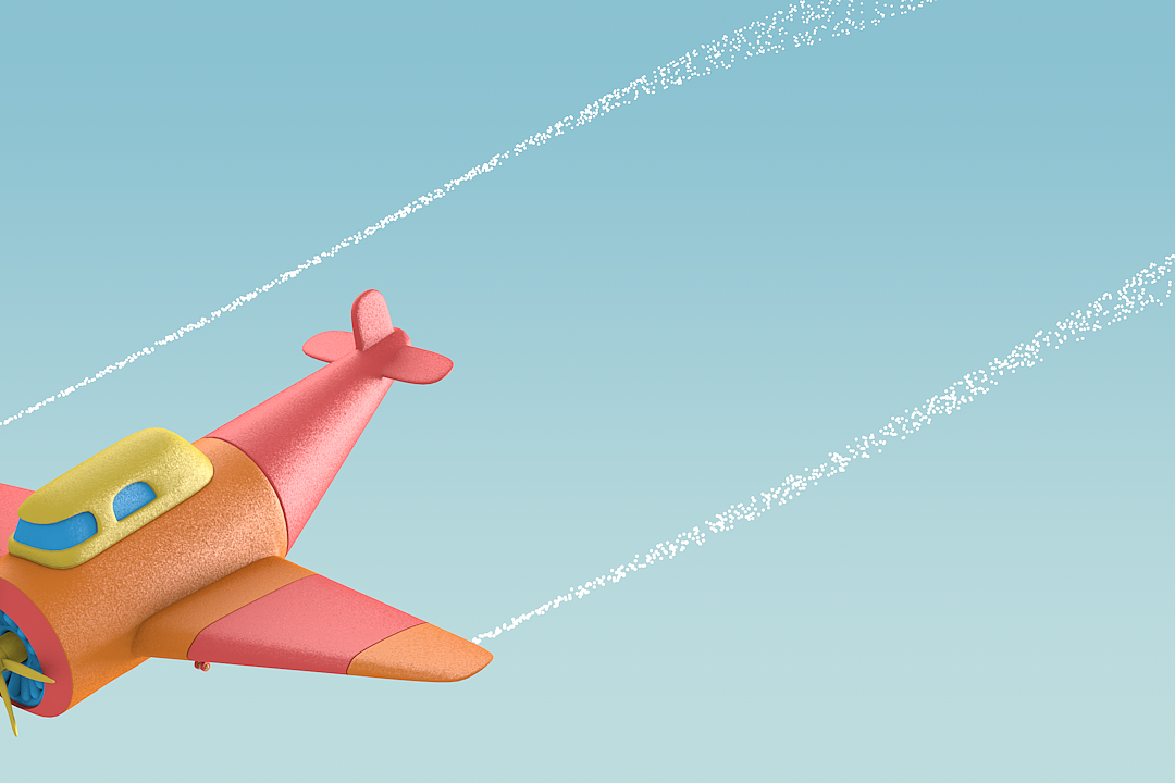 动画-小飞机来咯