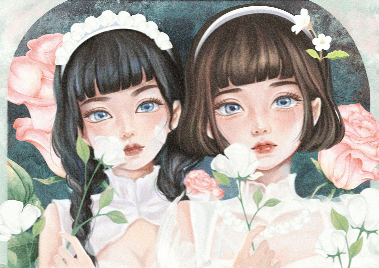 你在`花园（图ZMzM0NDM3OTM2） - 商业插画 - 站酷设计师小星玥原创素材 - 站酷ZCOOL