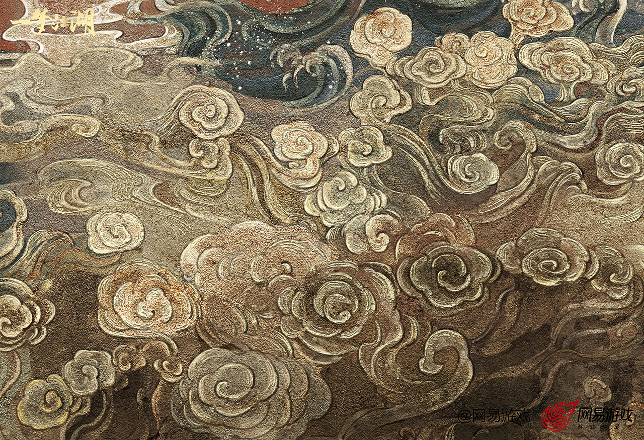 一梦江湖-龙生九子壁画