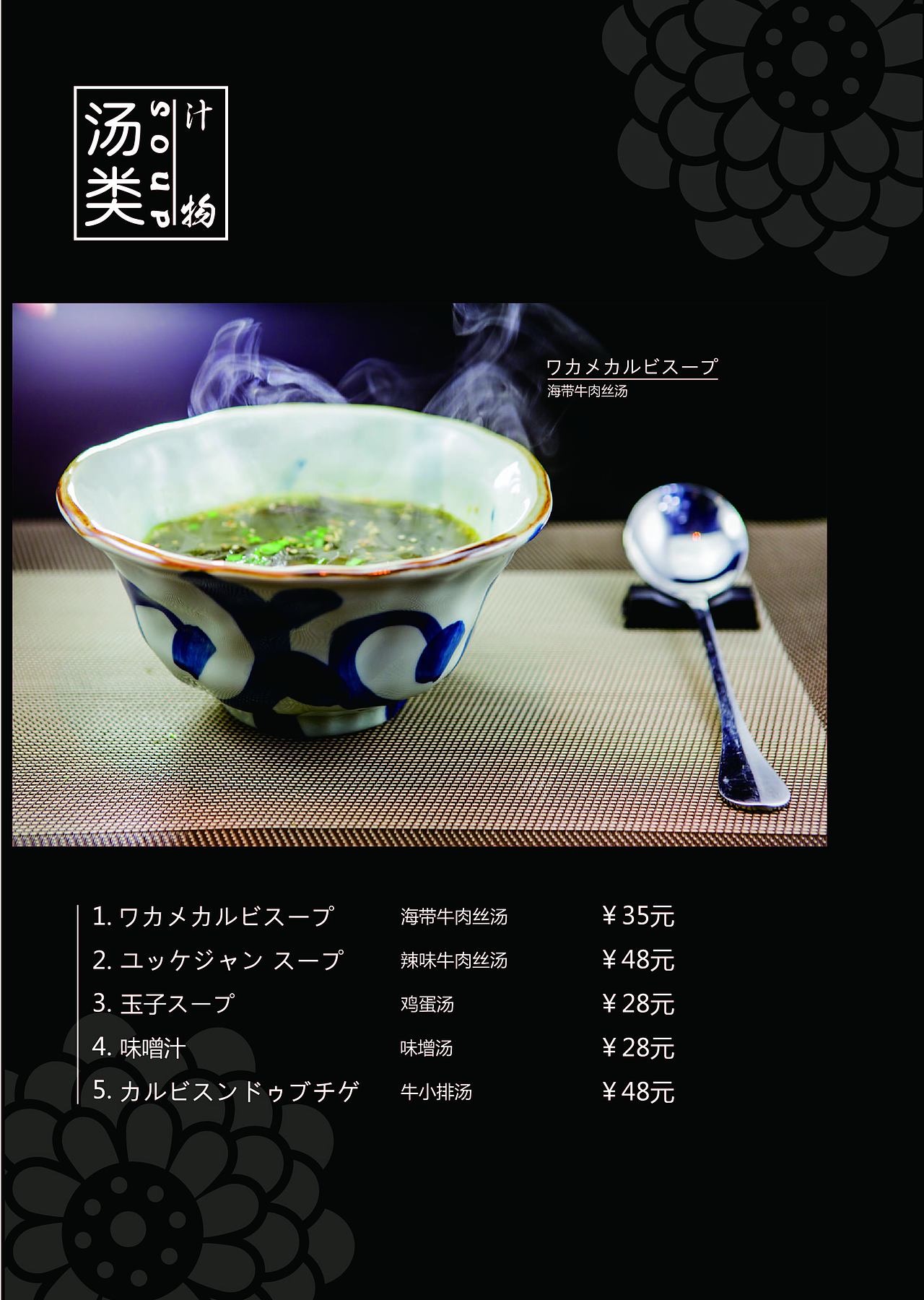 嘿屋烤肉实体店菜单