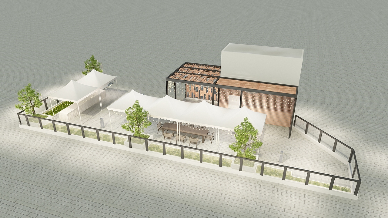 欧式户外场景亮化设计3D效果图（图ZMzQzMjU4NjQ4） - 场景 - 站酷设计师3D设计师NG男原创素材 - 站酷ZCOOL