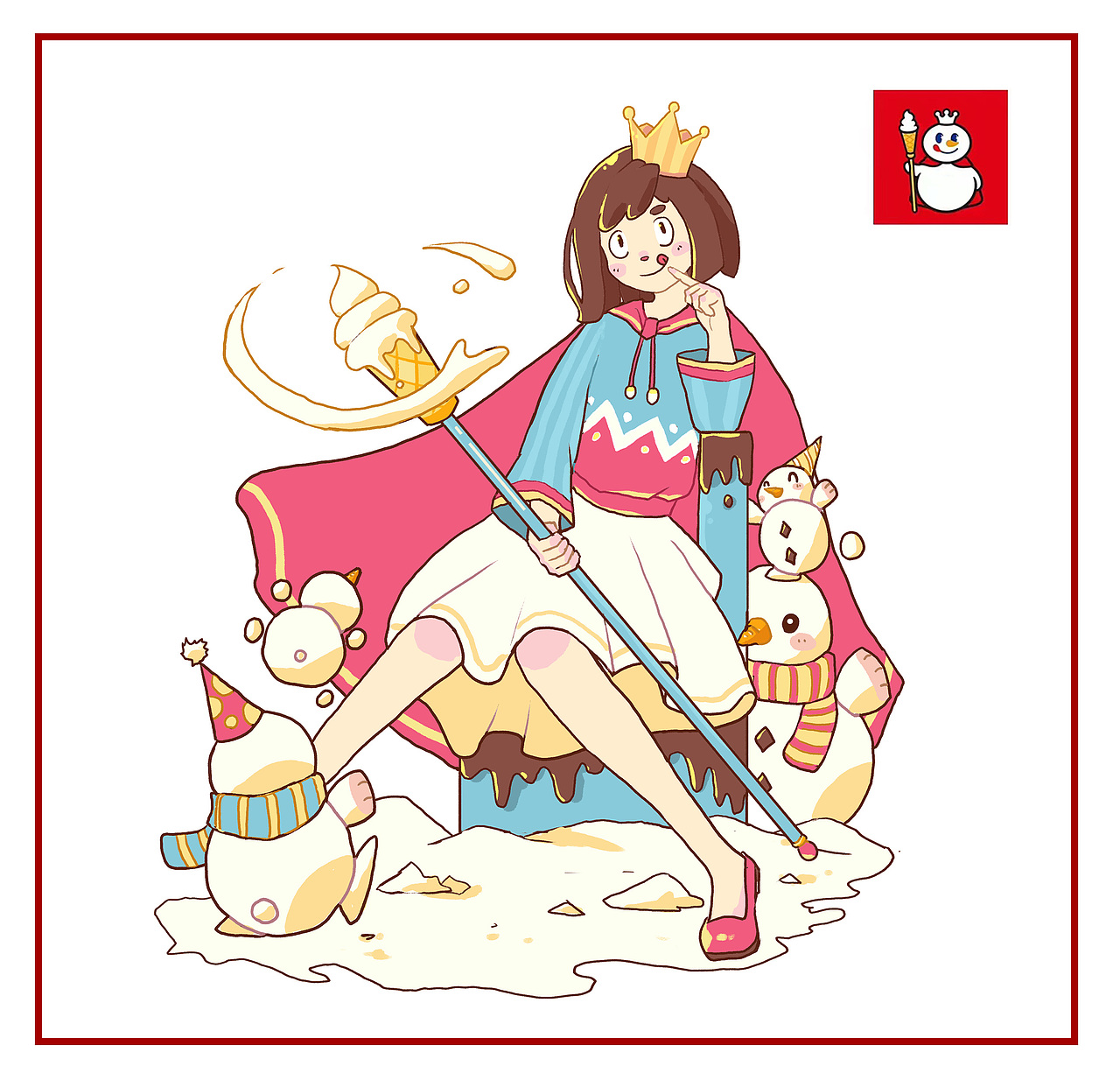 国货食品拟人练习（图ZMzA3MTAzMjE2） - 创作习作 - 站酷设计师JADE奚原创素材 - 站酷ZCOOL