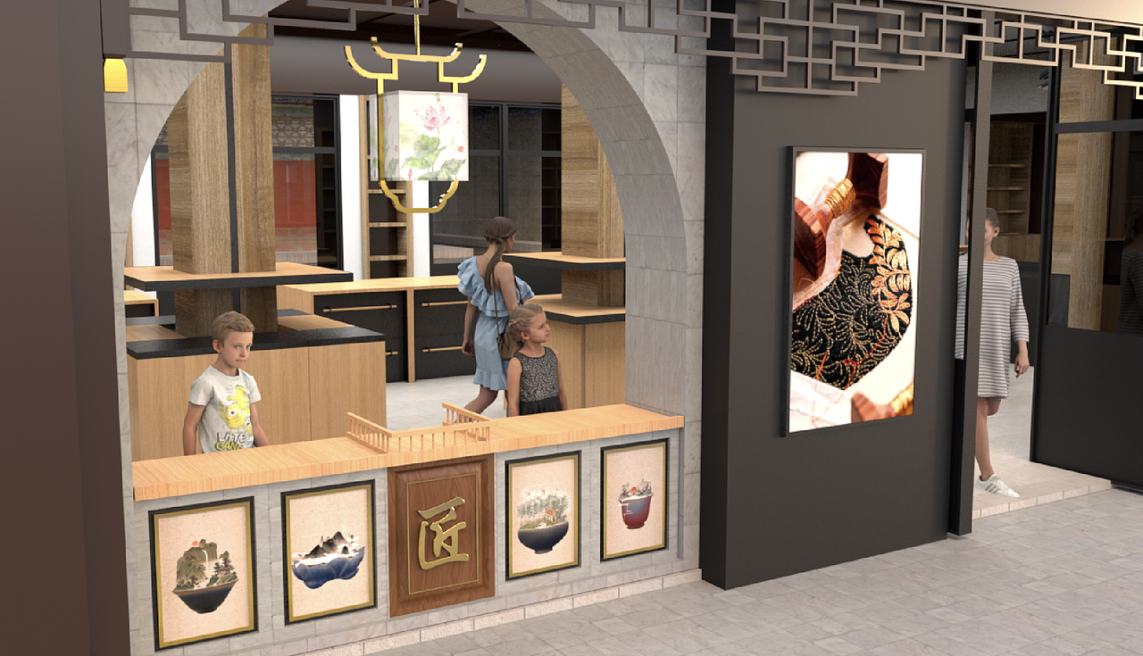 非遗商业空间设计（图ZMzM1MDYyNDEy） - 商业空间设计 - 站酷设计师返佬董叔叔原创素材 - 站酷ZCOOL