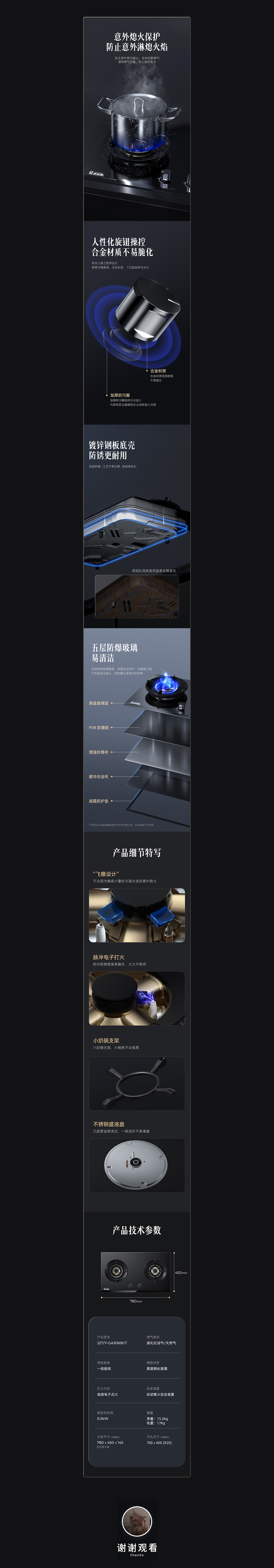 燃气灶 灶具 详情页X1（图ZMzI4NTQ2NjQ4） - 电商 - 站酷设计师宠臣s原创素材 - 站酷ZCOOL