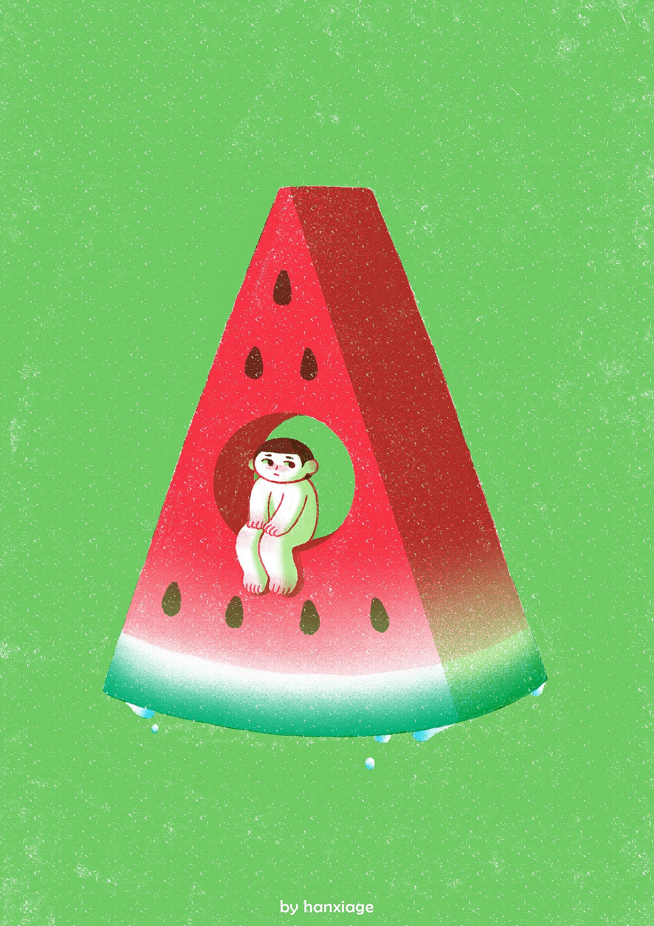 【插画】夏日记录（图ZMzExNjg4ODc2） - 艺术插画 - 站酷设计师海鱼犬原创素材 - 站酷ZCOOL