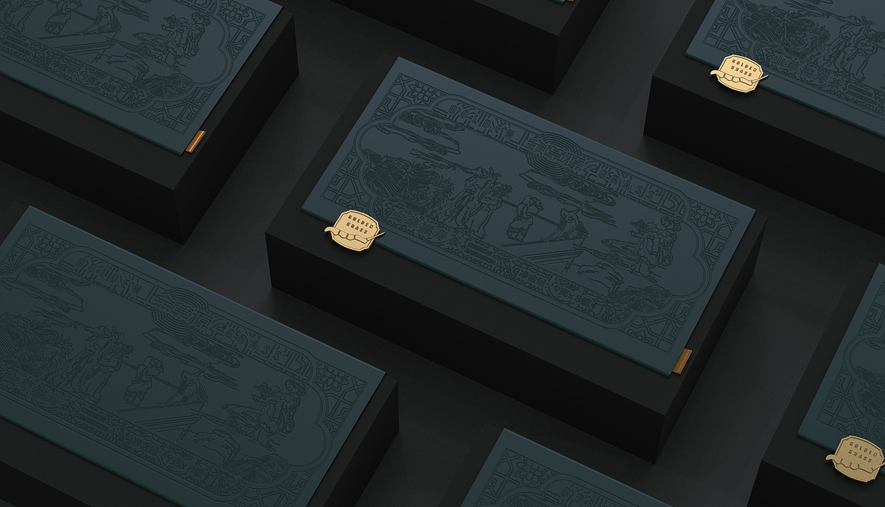  虫草养生茶包装设计 养生茶礼盒包装设计 礼盒包装