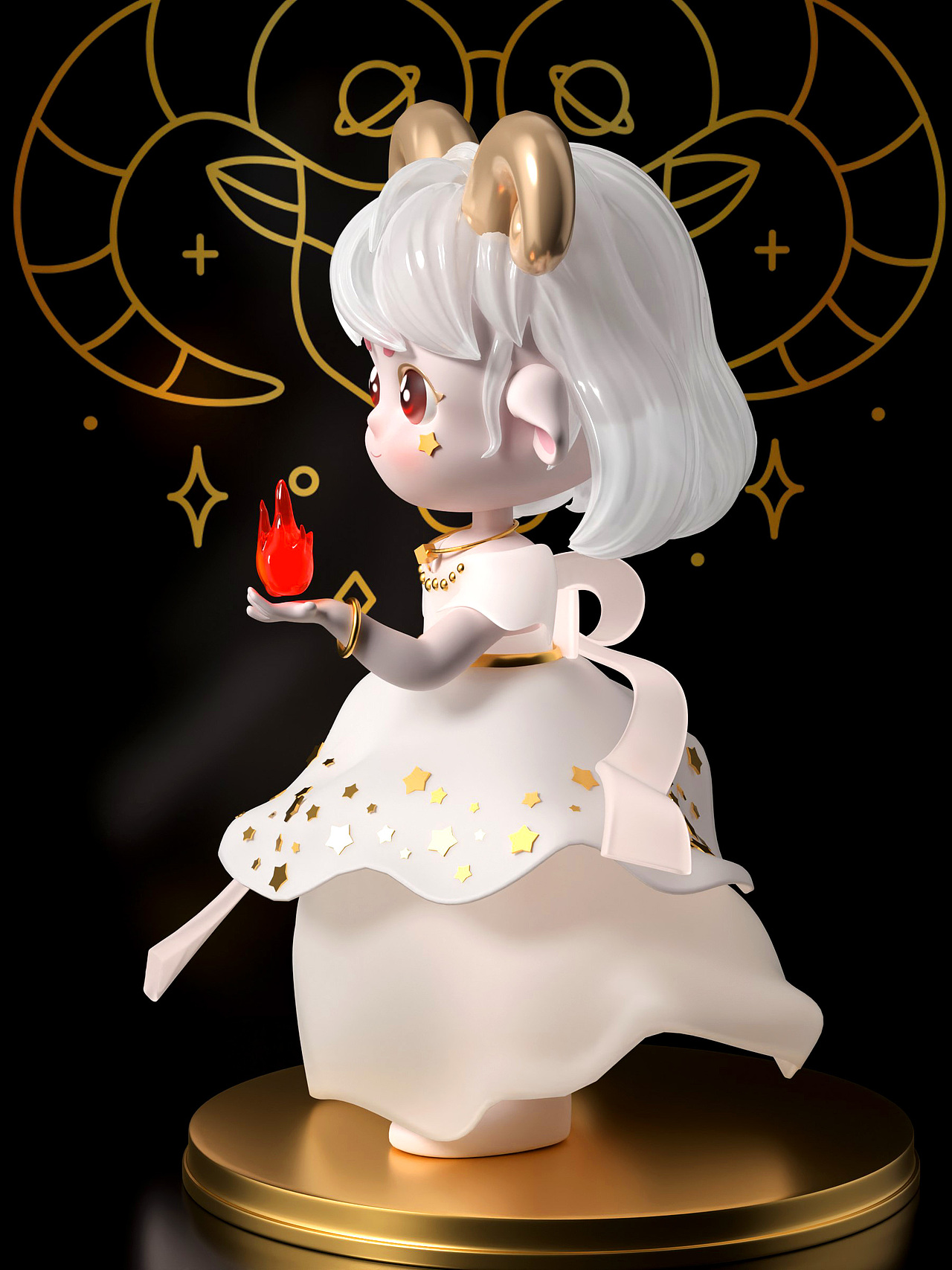 Blender第四课原创IP~「白羊座」