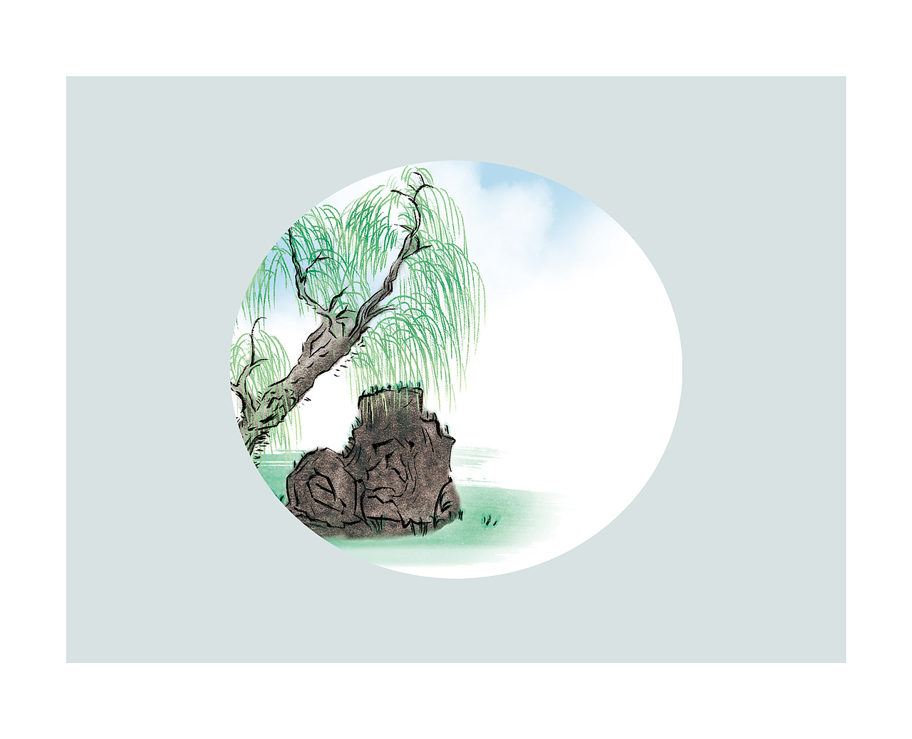 请问您来的时候我家花窗前的那一株蜡梅花开了没有?