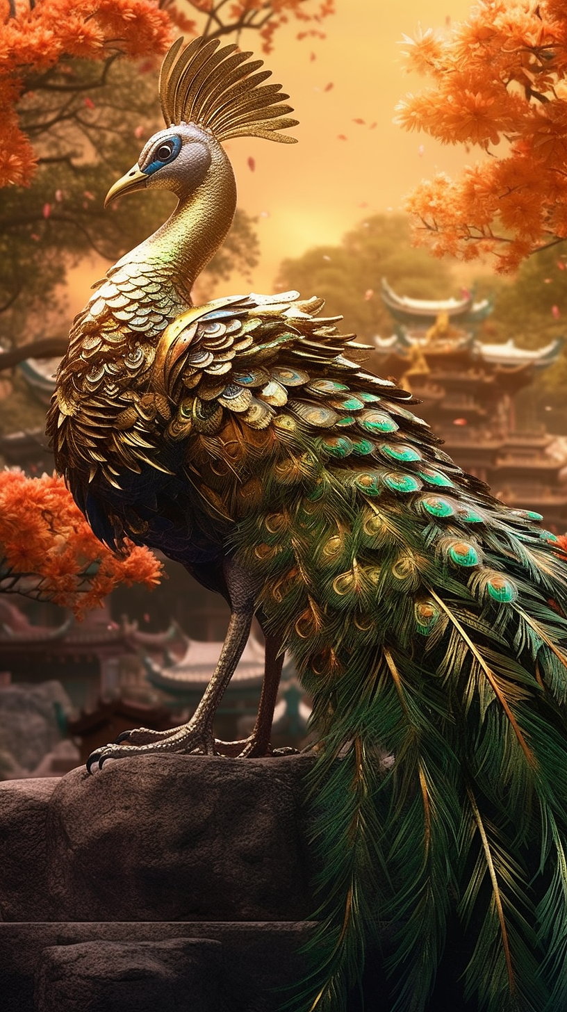 中国古代神兽系列-凤凰（图ZMzQ0ODM1MTcy） - 创作习作 - 站酷设计师艺舟1014原创素材 - 站酷ZCOOL