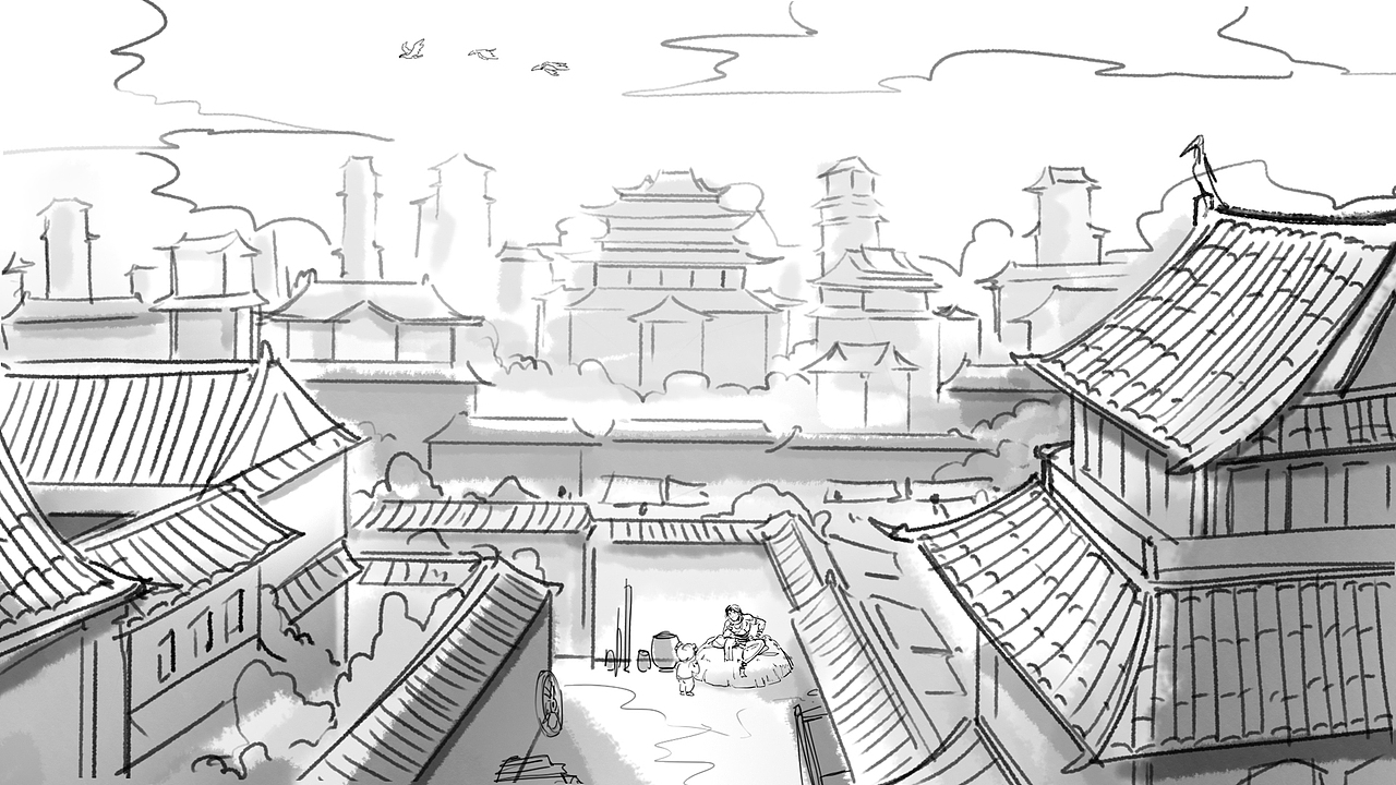 动画分镜水墨分镜（图ZMzI3ODc4Mzc2） - 动画片 - 站酷设计师lutigerlu原创素材 - 站酷ZCOOL