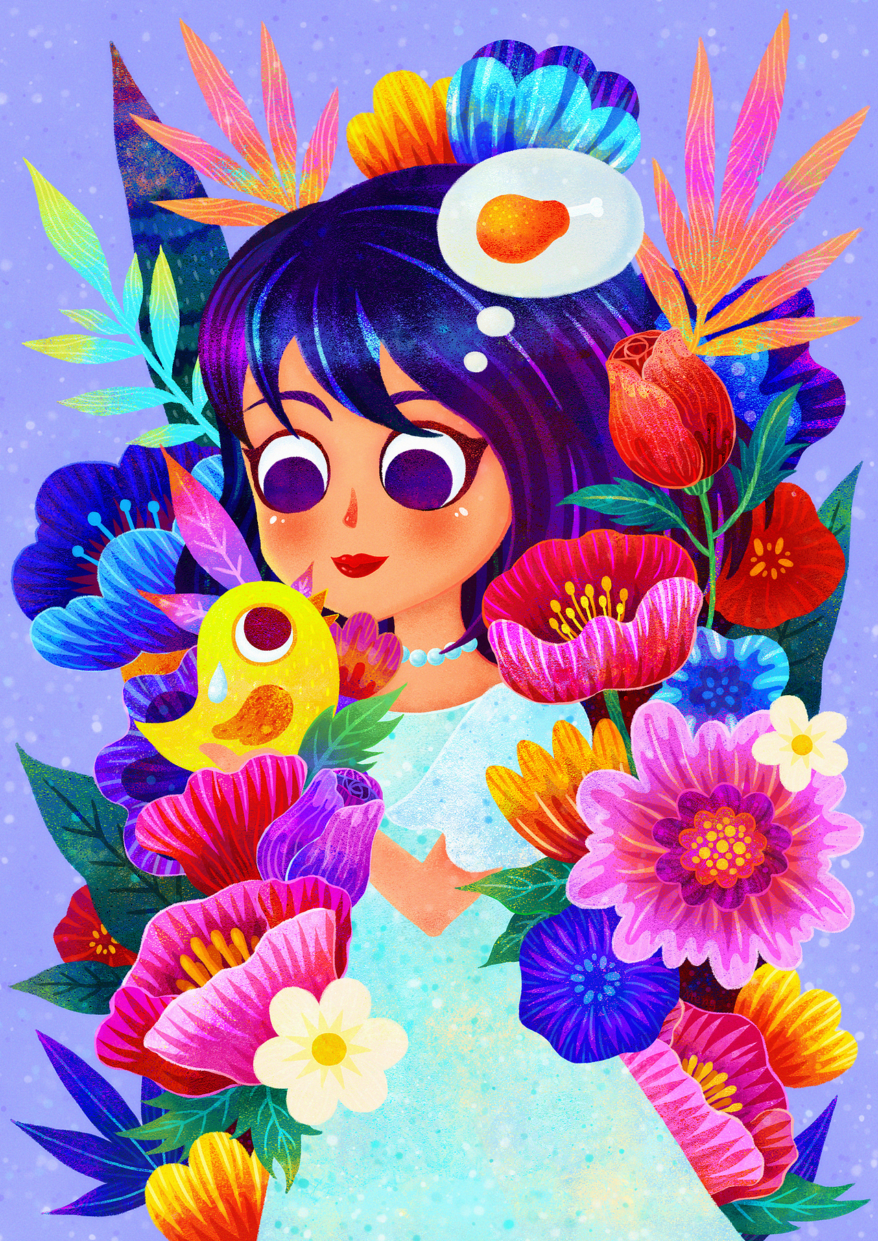 秘密花园系列插画——成长快乐