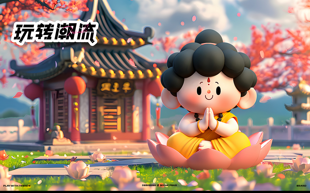 潮流电子礼佛·佛祖IP-品牌全案设计