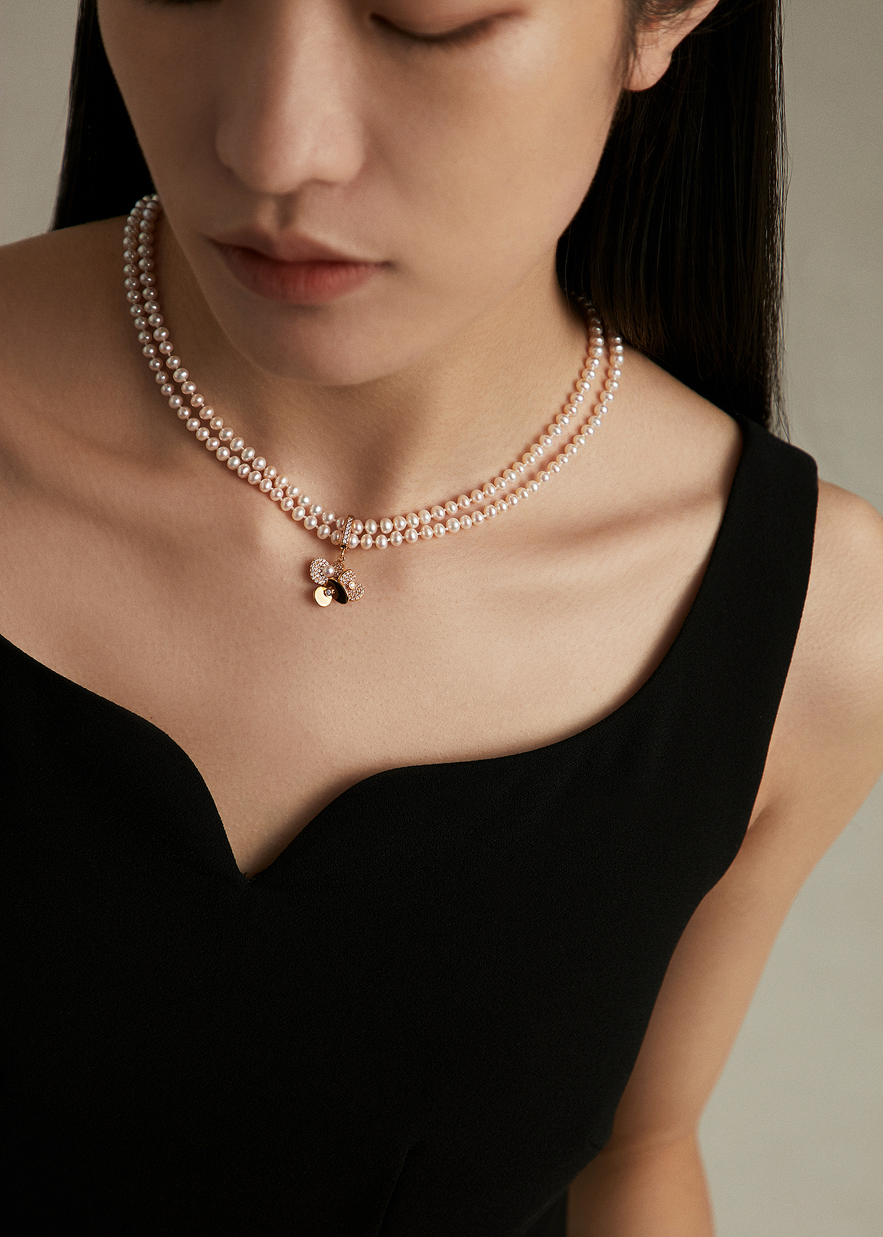 珠宝首饰拍摄模特白底拍摄