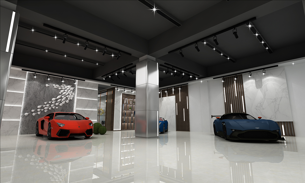 新中式车行展厅设计（图ZMzE1ODU1NDIw） - 展陈设计 - 站酷设计师深圳展厅展馆设计原创素材 - 站酷ZCOOL