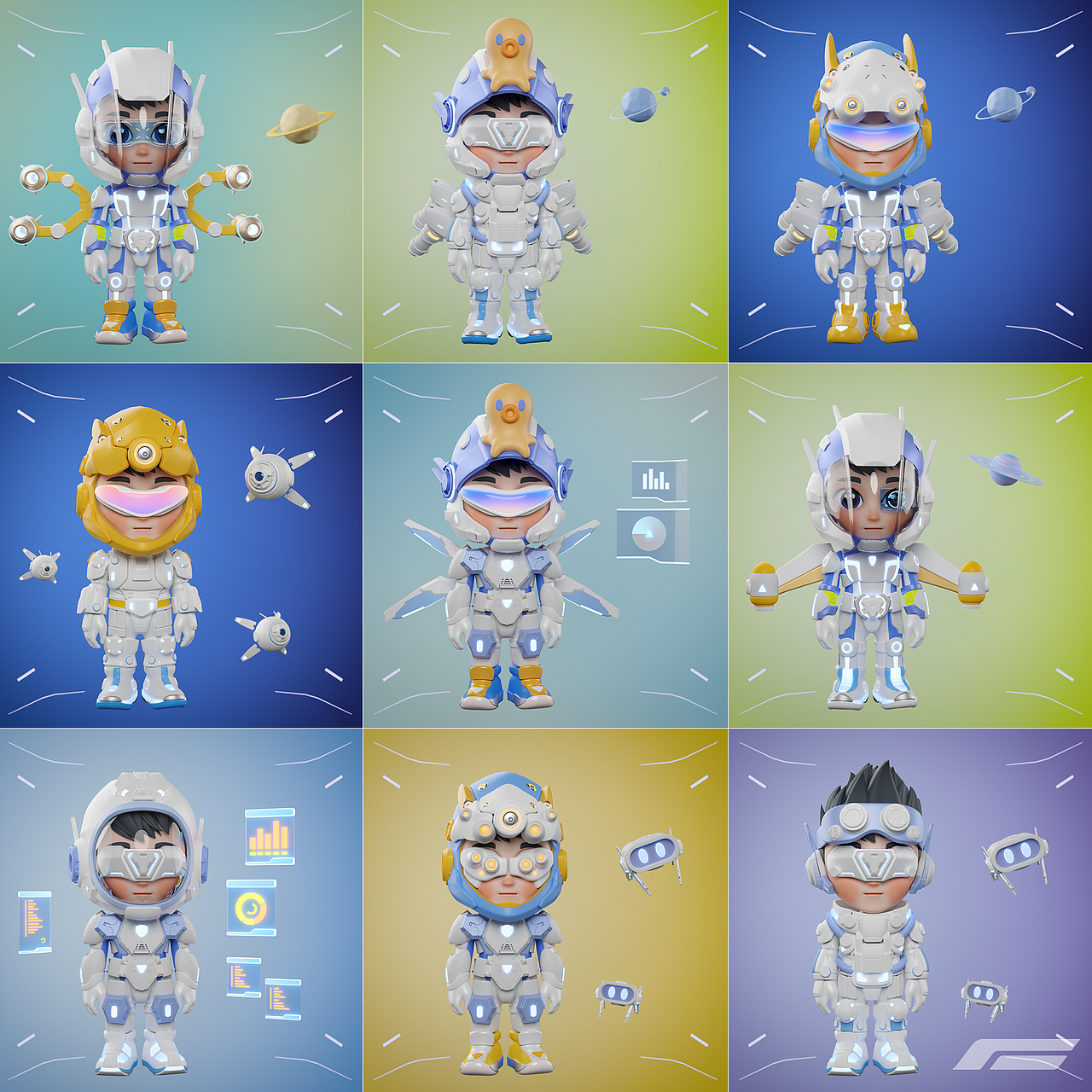 赛博宝贝-原创潮玩风NFT