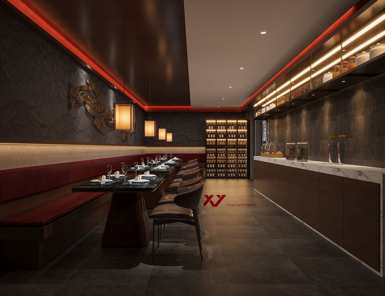 工装设计——火锅店