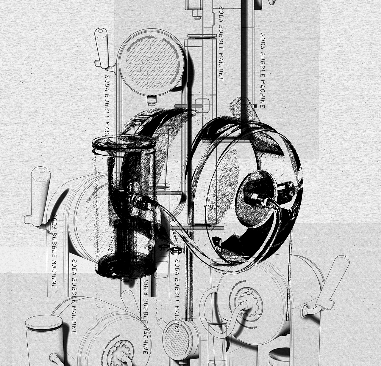 WUID 概念制冷气泡机|SODA 你的清凉时刻来啦，请查收（图ZMzY5NDE1NDgw） - 生活用品 - 站酷设计师物的印记设计原创素材 - 站酷ZCOOL