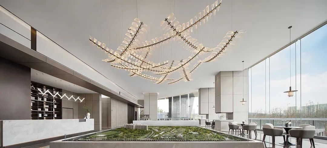 空间案例|「奥园 •锦官芳华」简洁纯粹中的几何美感