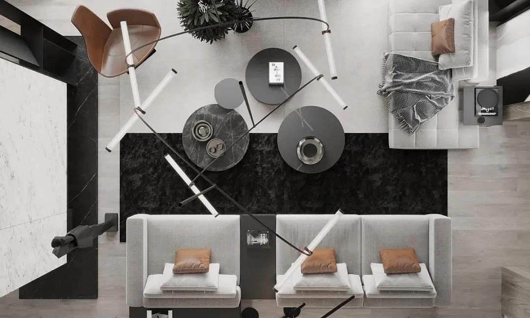 家装案例赏析——139㎡现代轻奢挑空复式公寓