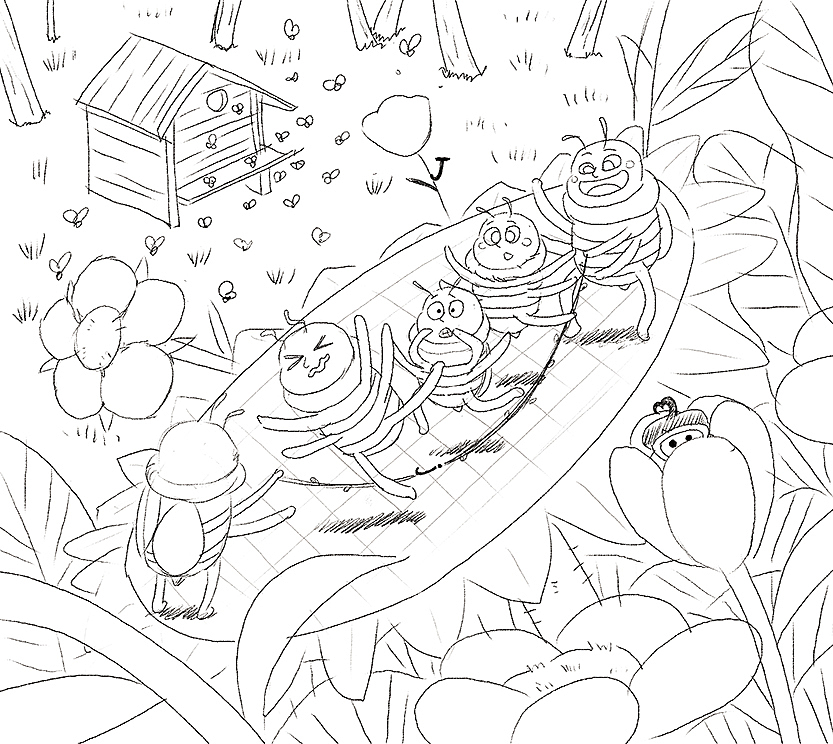 sg单词绘本插画（图ZMzA1ODQ5NTY0） - 绘本 - 站酷设计师Kevin_文原创素材 - 站酷ZCOOL