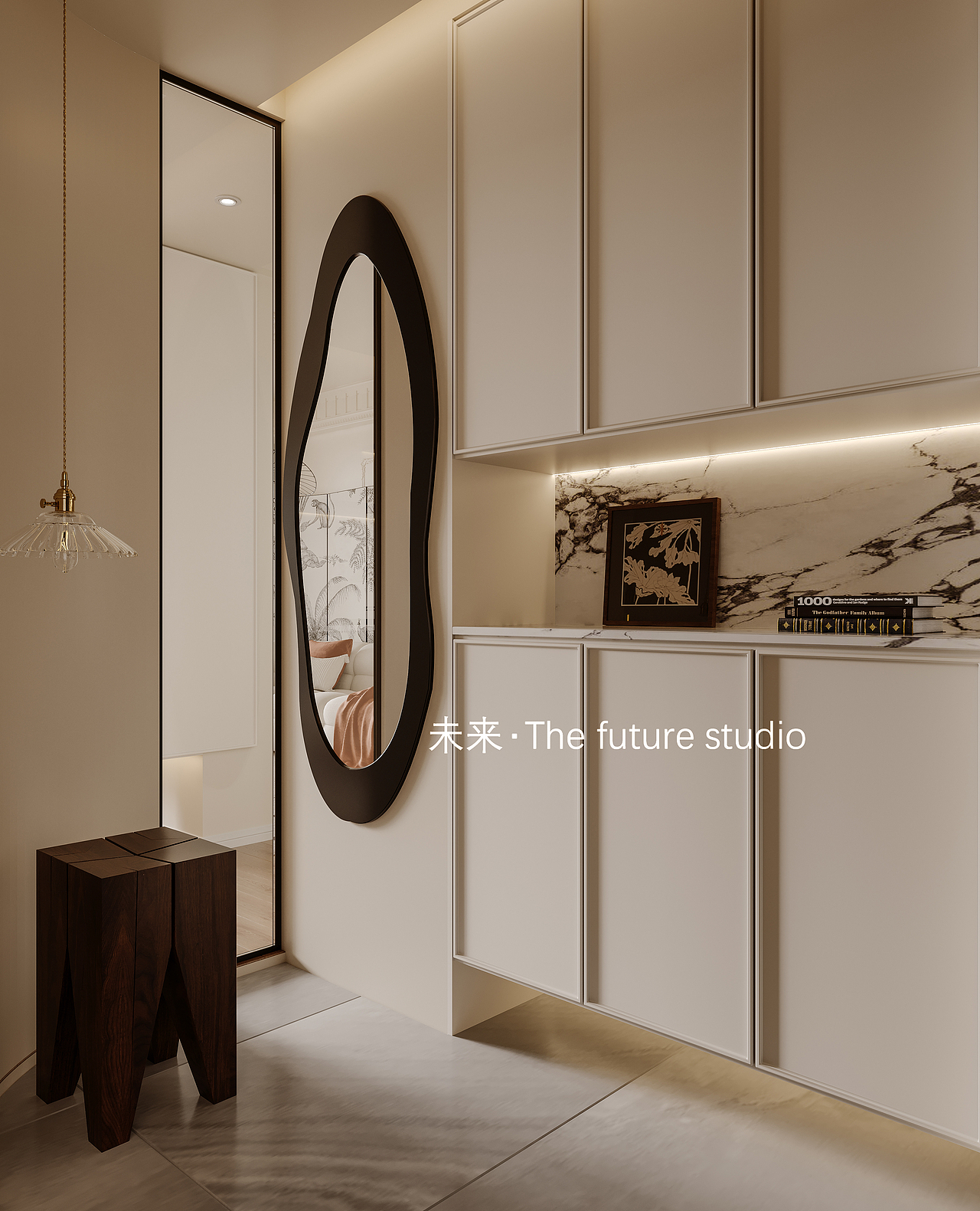 法式复古-白龙马效果图（图ZMzQxMzQwOTMy） - 家装设计 - 站酷设计师兔子开火车原创素材 - 站酷ZCOOL