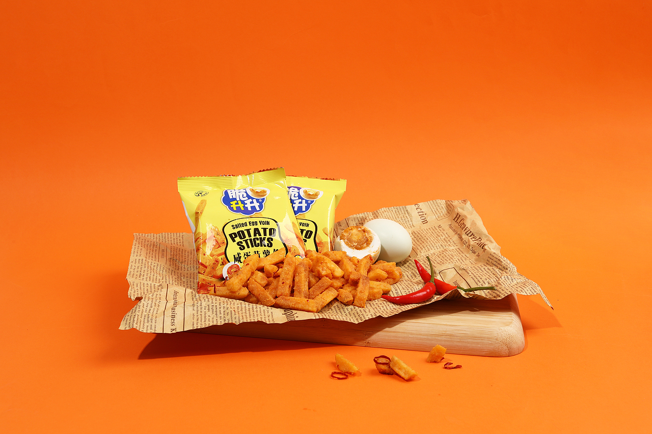 脆升升食品旗舰店 / 咸蛋黄口味薯条