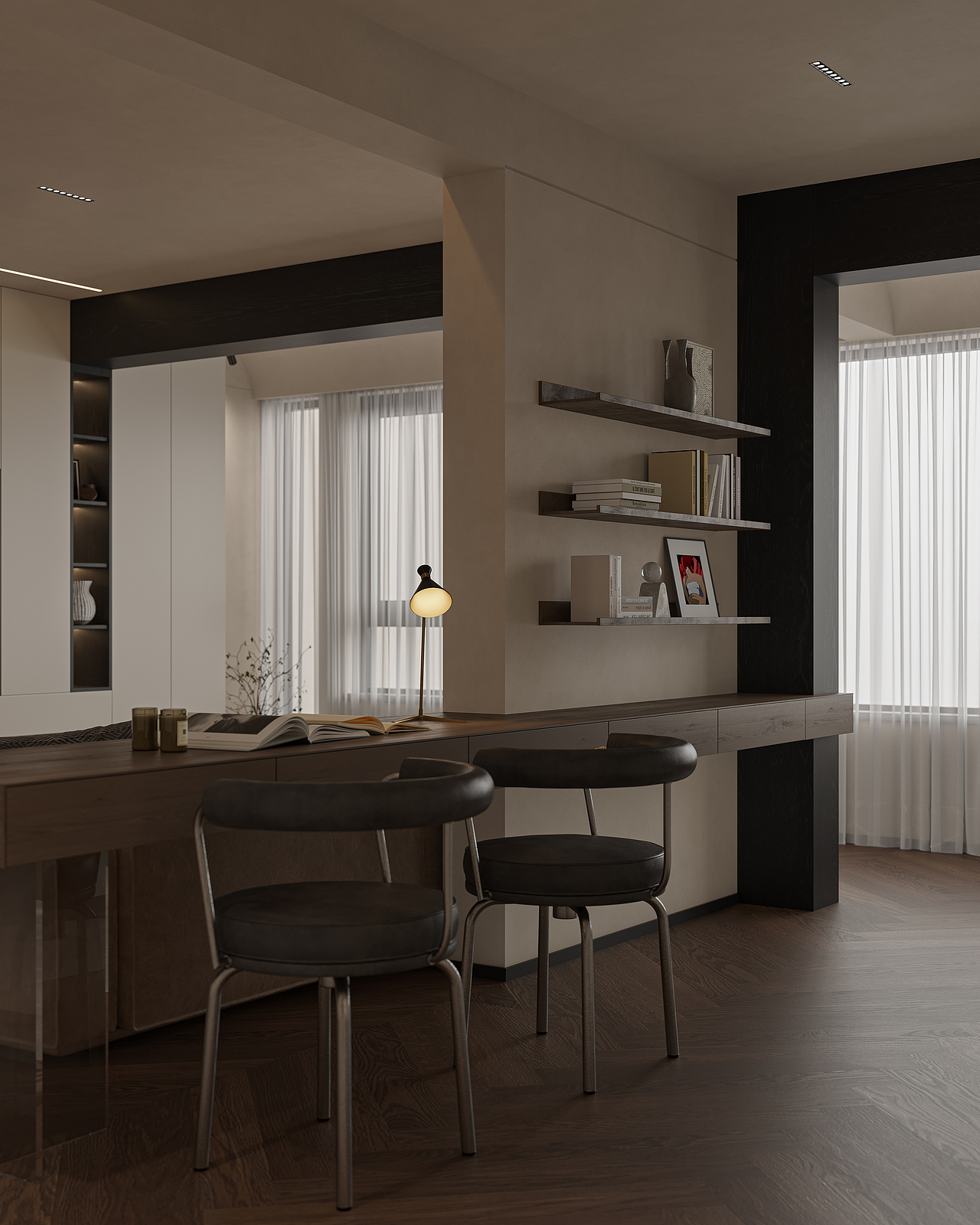 现代客厅、卧室（图ZMzUzMTAzMjQ4） - 家装设计 - 站酷设计师景艺效果图表现原创素材 - 站酷ZCOOL