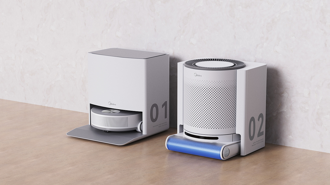 美的模块化智能清洁机器人 ╳ 平几设计