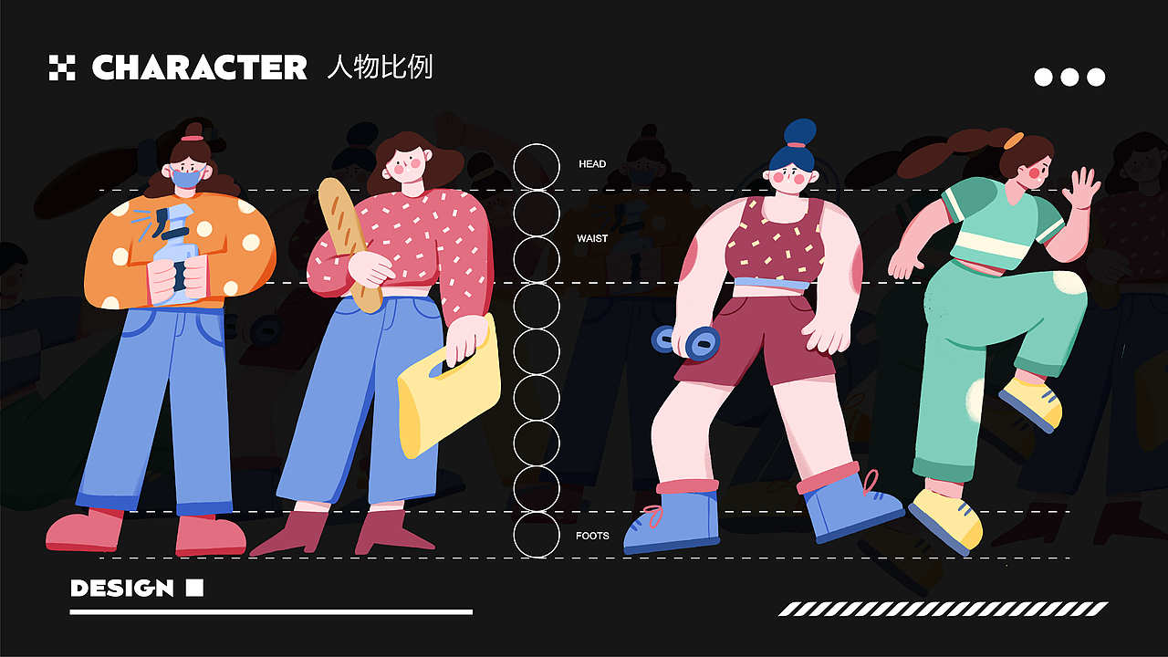 人物情绪版设计
