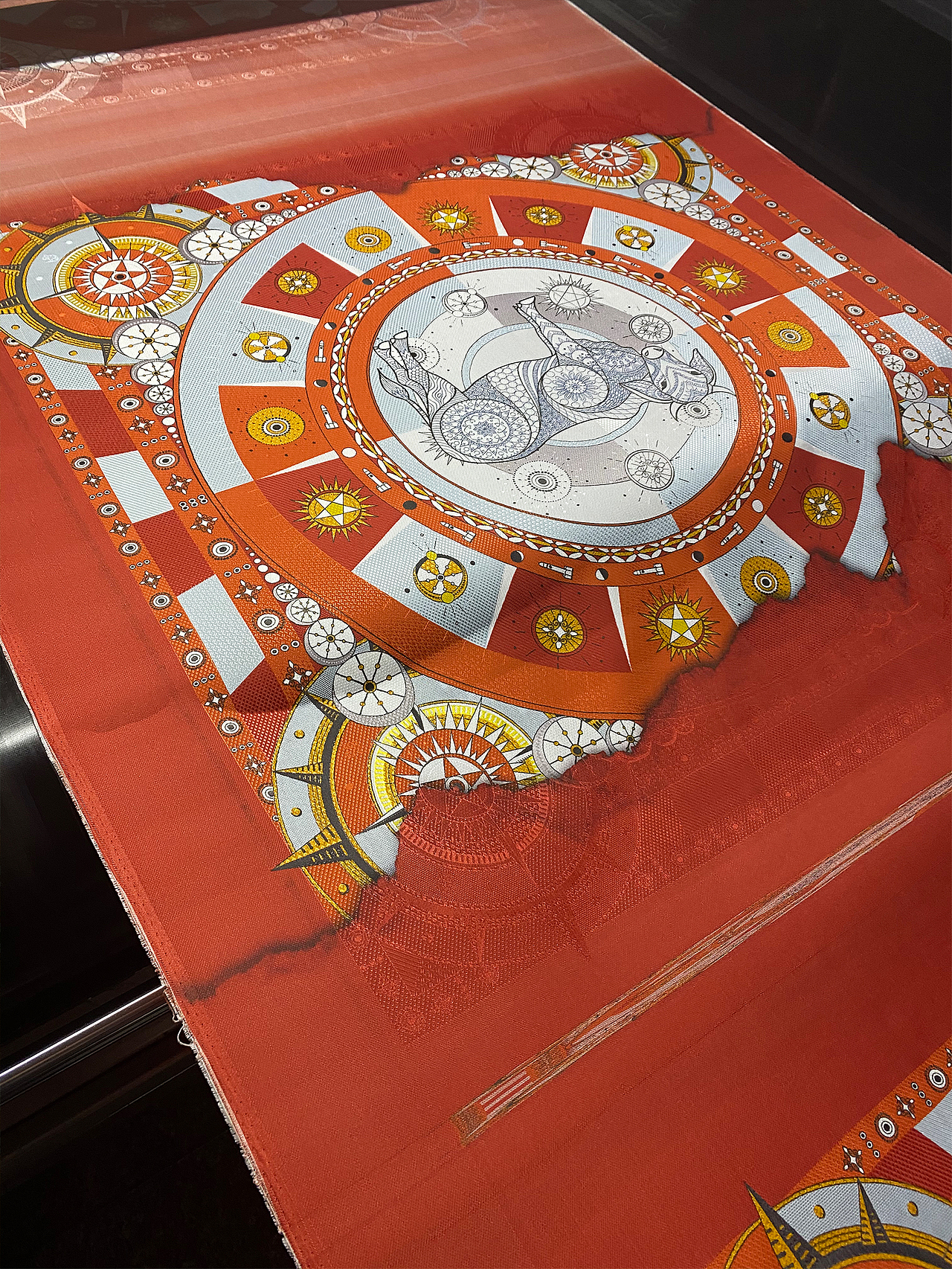 生肖系列-提花定位印花设计方案（图ZMzAwNTE2OTMy） - 图案 - 站酷设计师MiltonZhou原创素材 - 站酷ZCOOL