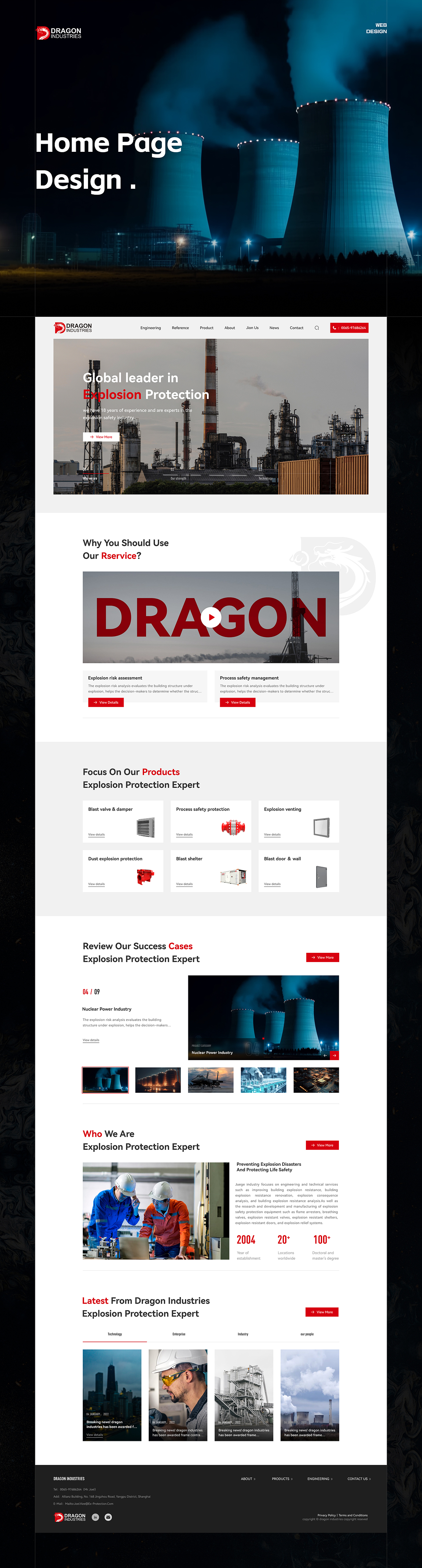爆破安全-爵格工业海外官网（图ZMzcxMDU3Nzky） - 企业官网 - 站酷设计师小鱼布朗尼原创素材 - 站酷ZCOOL