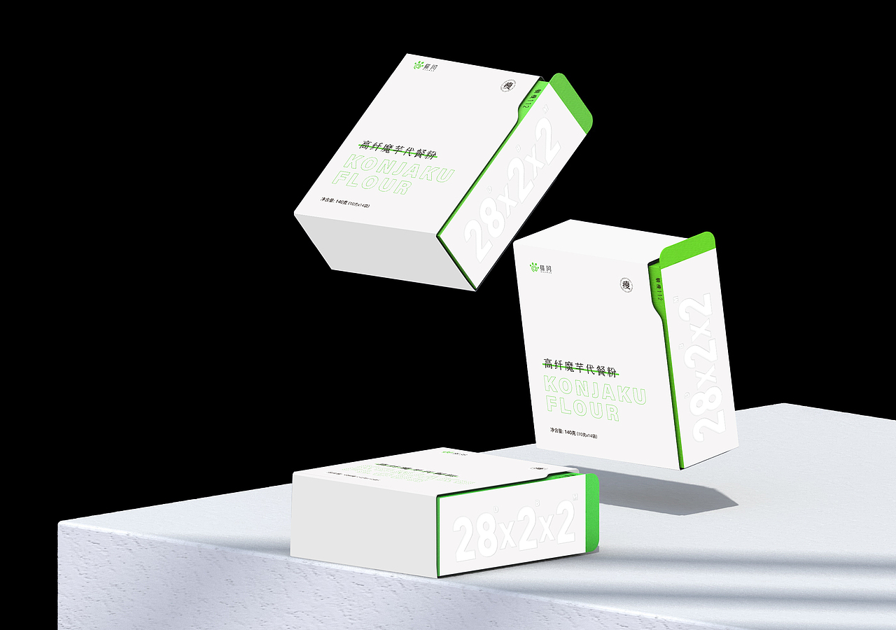 高端魔芋粉代餐包装 保健品营养品健康食品包装设计