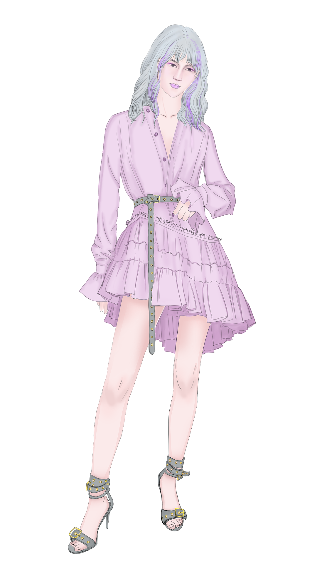 服装设计 效果图（图ZMzExMDAwOTk2） - 休闲/流行服饰 - 站酷设计师木瓜南瓜原创素材 - 站酷ZCOOL