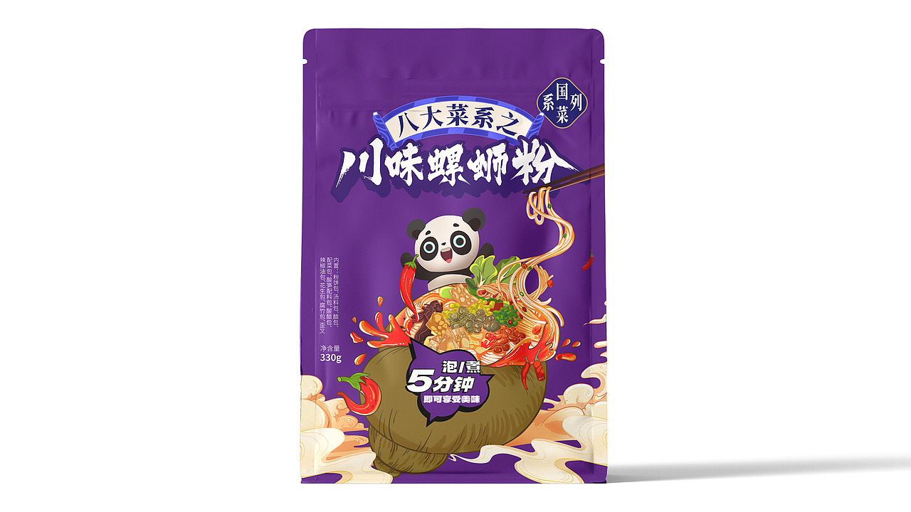 川味螺丝粉包装设计 已做版权登记 可授权