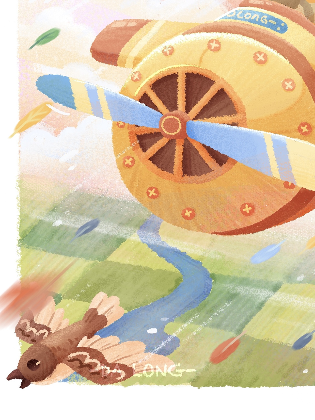 归家的旅途不孤单 | 儿童插画 | 场景插画