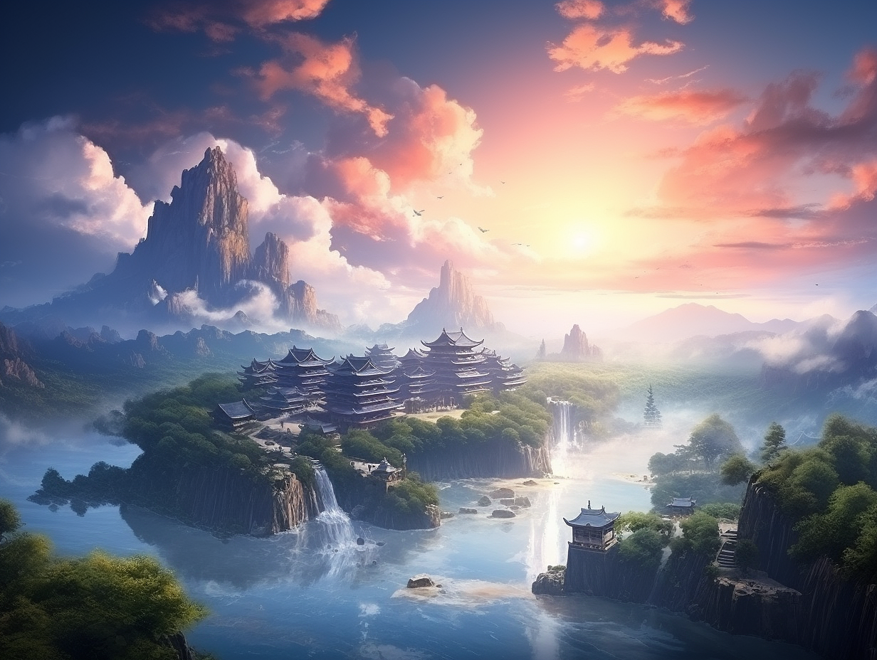 3d山水壁纸