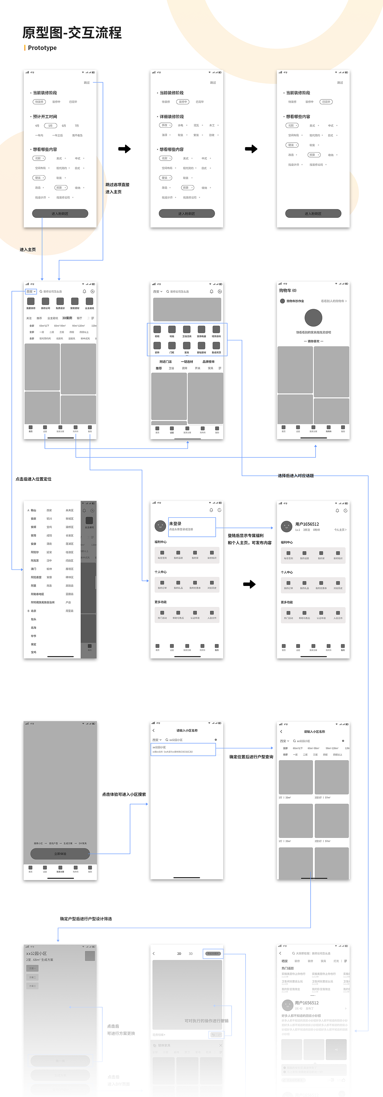 某家装app UI设计（图ZMjk4NTExNDky） - APP界面 - 站酷设计师MR丶JC原创素材 - 站酷ZCOOL
