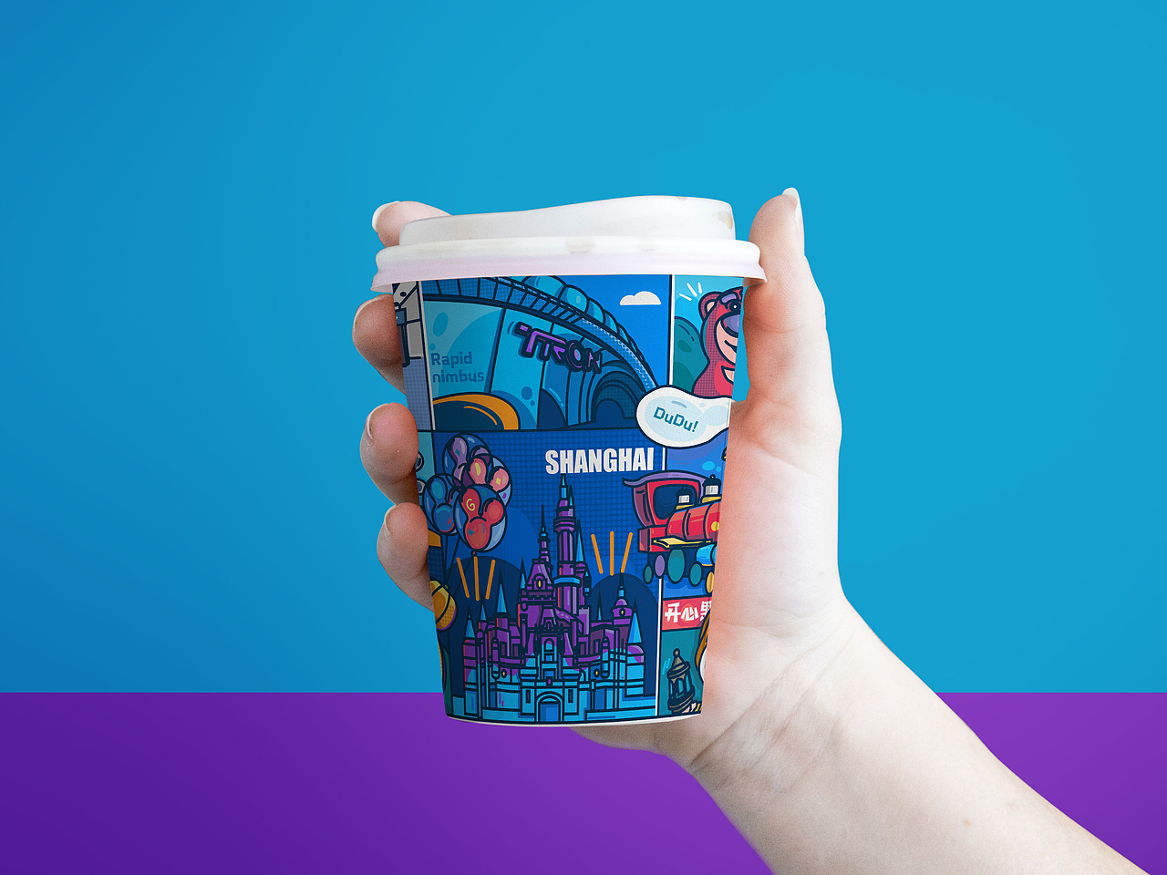 上海迪士尼插画练习（图ZMjk5MjAyNjcy） - 创作习作 - 站酷设计师SHANG_HAO原创素材 - 站酷ZCOOL