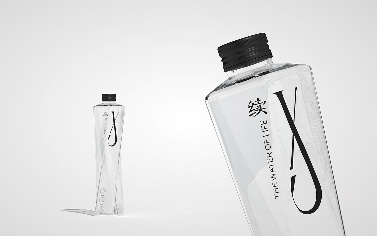 Xu续—超小分子团天然水（图ZMzU0OTgzNTA0） - 包装 - 站酷设计师阿琳在人间凑数原创素材 - 站酷ZCOOL