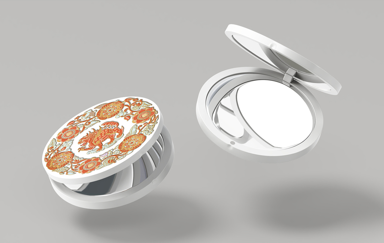 陕西历史博物馆馆藏文物系列 纹样提取设计 手绘插画