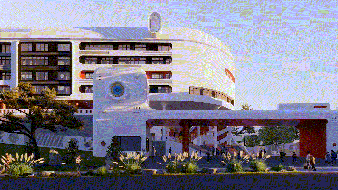 dika:从幼儿园到高中,独具特色的,未来校园空间形态_迪卡建筑设计中心