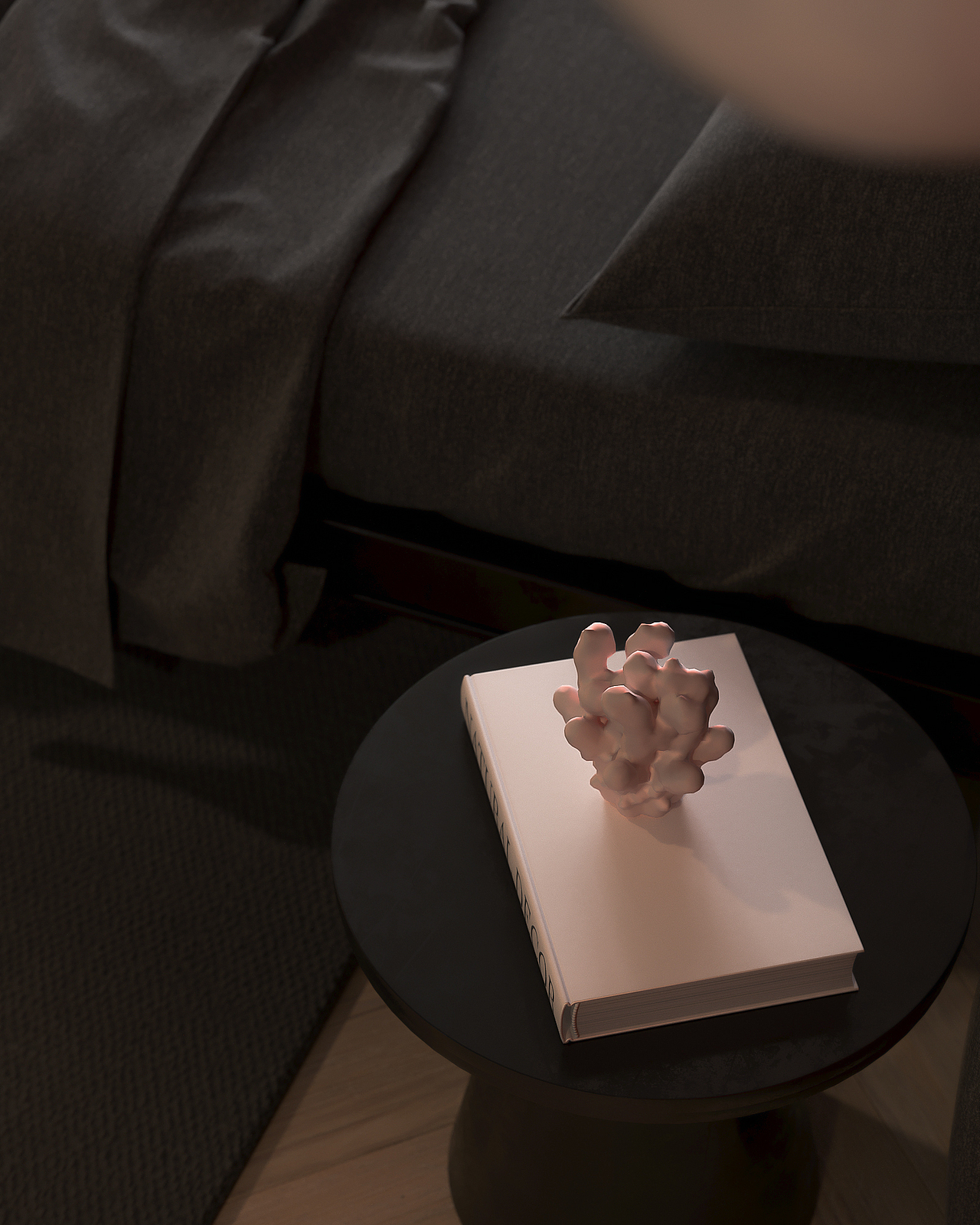 现代暗黑风卧室衣帽间