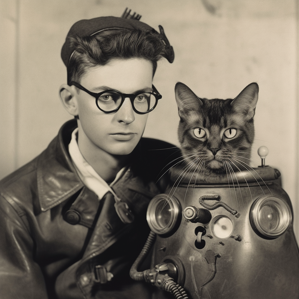 AI | 硅基猫猫诞生记（图ZMzM3NTM2NjY0） - AI作品 - 站酷设计师跑得快哦原创素材 - 站酷ZCOOL