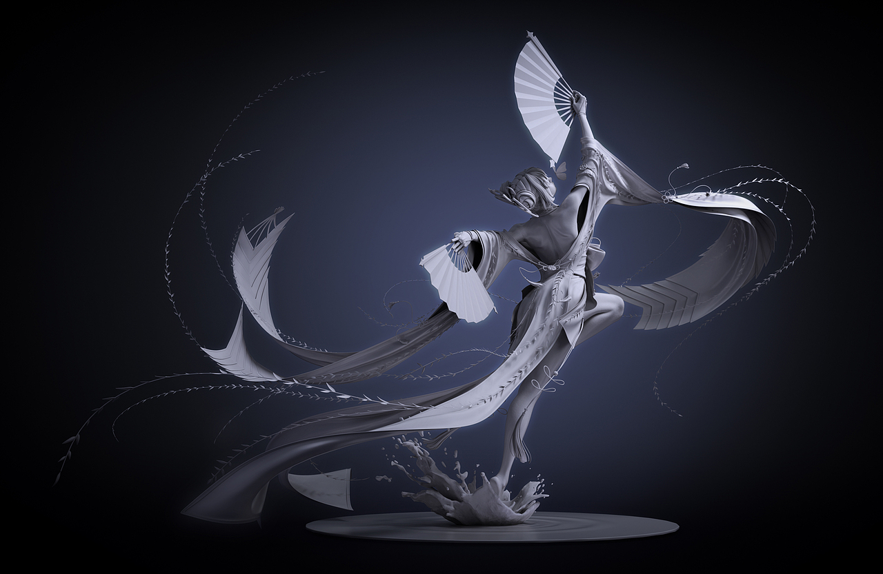 烬染不夜（图ZMzA2MjA2MzU2） - 人物/生物 - 站酷设计师摊煎饼的馍型师原创素材 - 站酷ZCOOL