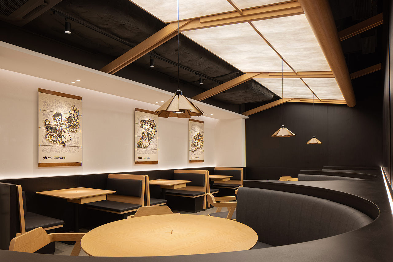 太二鱼坊之「坊下研鱼」（图ZMzcwOTI4NDg4） - 酒店餐饮设计 - 站酷设计师UND设计事务所原创素材 - 站酷ZCOOL